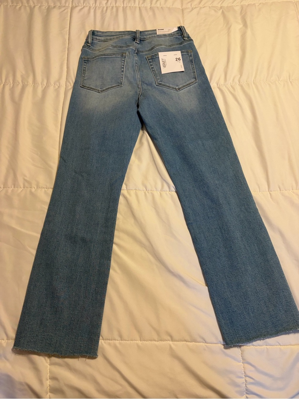 Vervet Jeanne Light Blue Distressed Women's Jeans - Picture 4 of 5